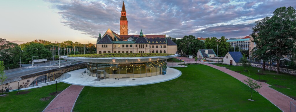 Kansallismuseo Paviljongin suunnasta
