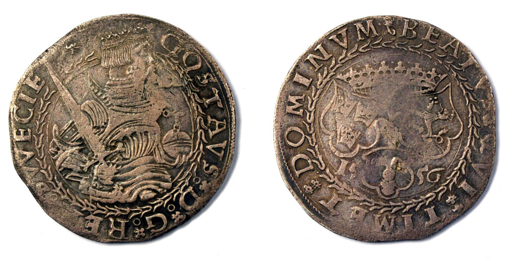 Ainoastaan kaksi tunnettua kappaletta maailmassa. Ensimmäinen Suomessa lyöty markka vuodelta 1556 hankittu Suomen kansallismuseon kokoelmiin