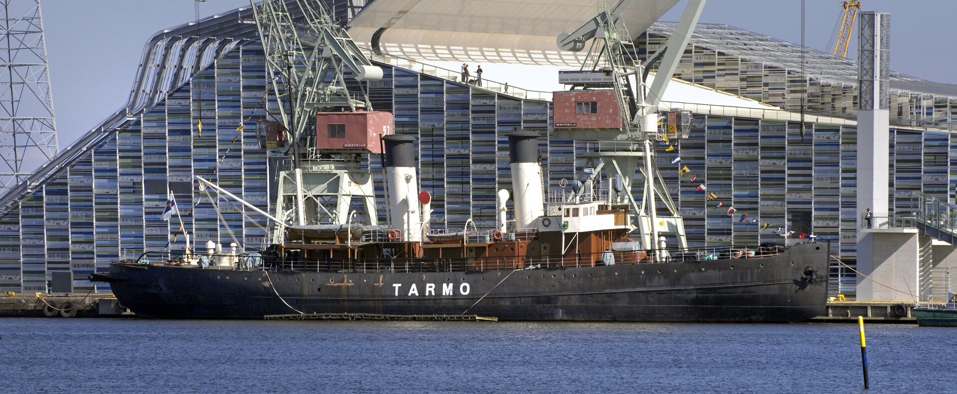 Vf Tarmo Merikeskus Vellamon museoaluslaiturissa
